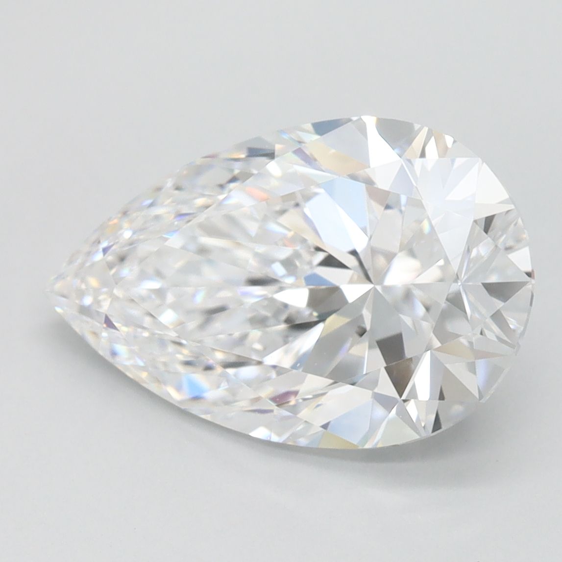 3.00 Carat D-FL Pear Lab Diamond