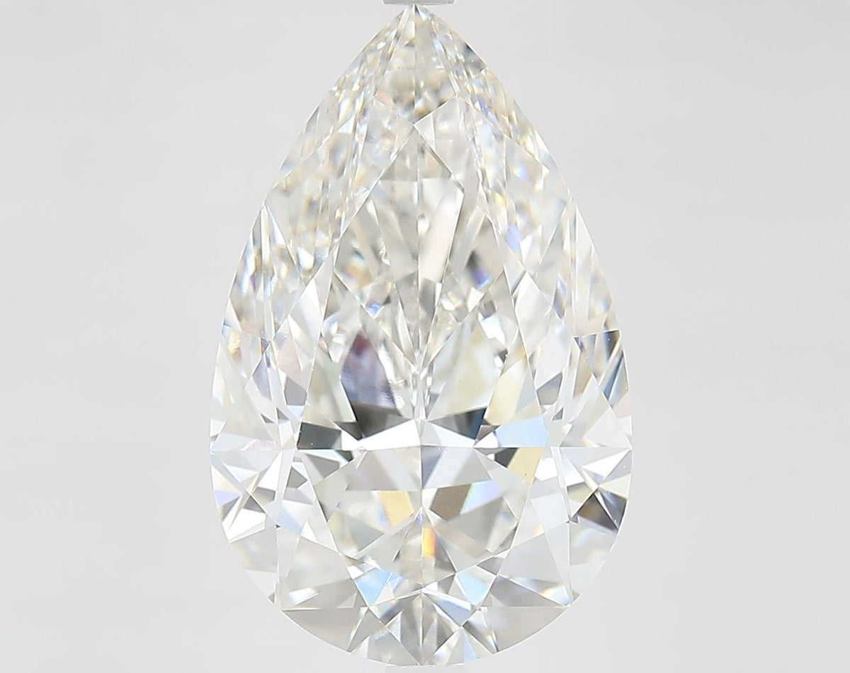 7.17 Carat G-VVS2 Pear Lab Diamond