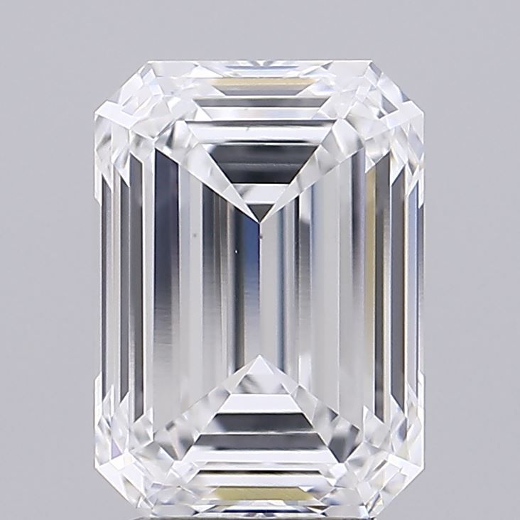 3.04 Carat D-VS1 Emerald Lab Diamond