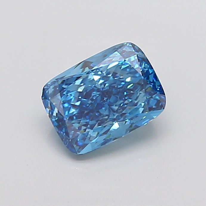 2.22 Carat Cushion Cut Fancy Blue