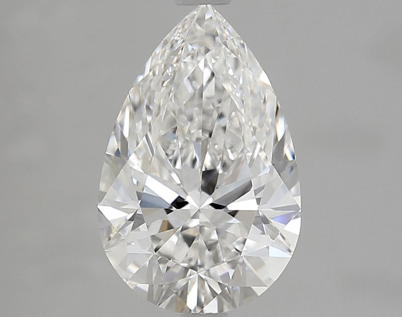 2.53 Carat E-VVS2 Pear Lab Diamond