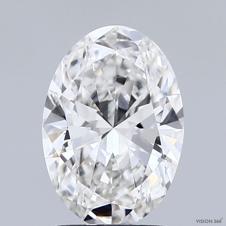 1.69 Carat F-VS1 Oval Lab Diamond