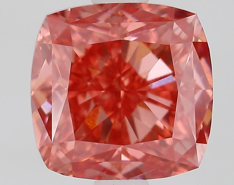 2.04 Carat Cushion Cut Fancy Pink