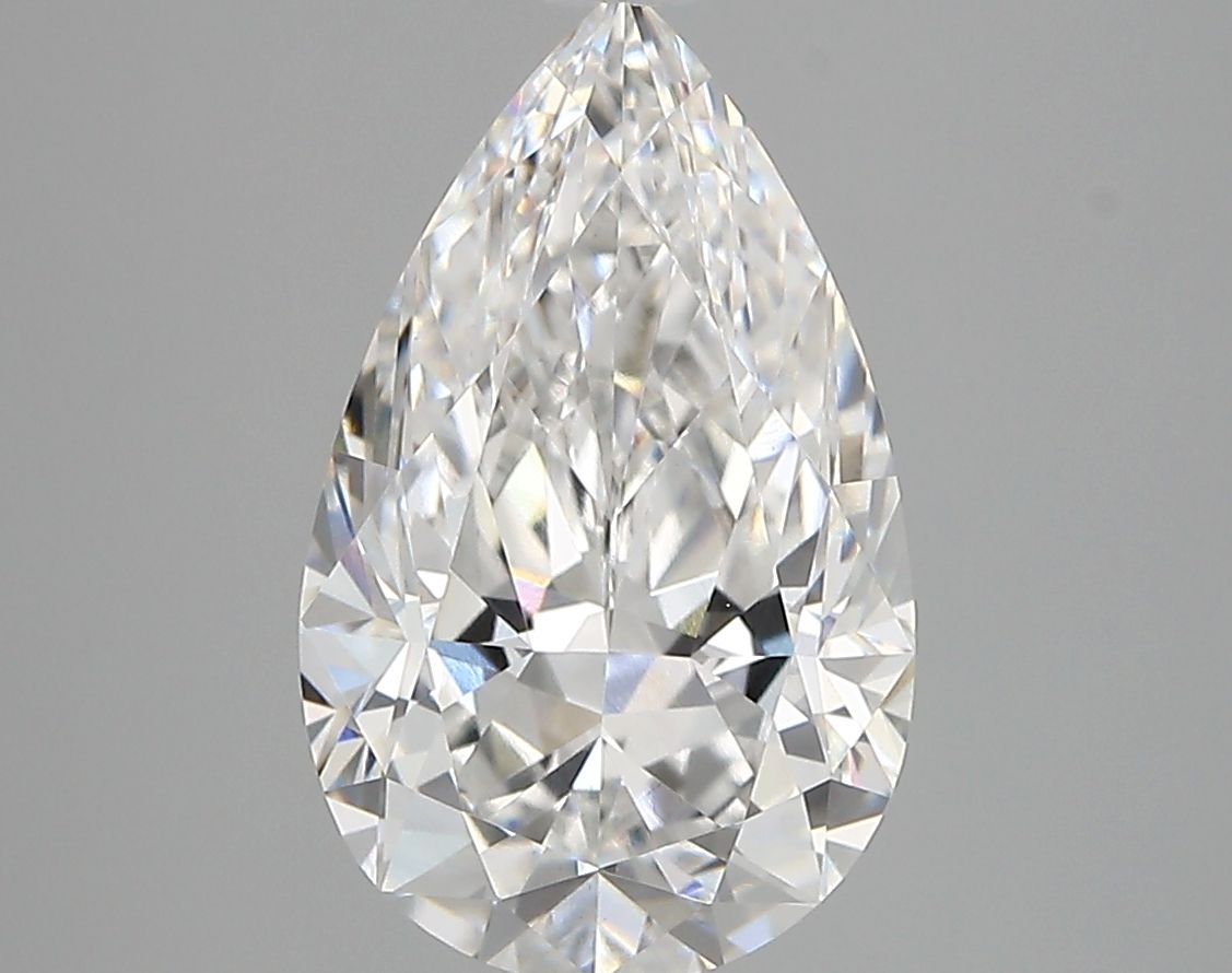3.05 Carat E-VVS2 Pear Lab Diamond