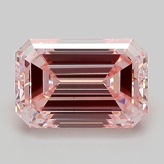 1.53 Carat Emerald Cut Fancy Pink