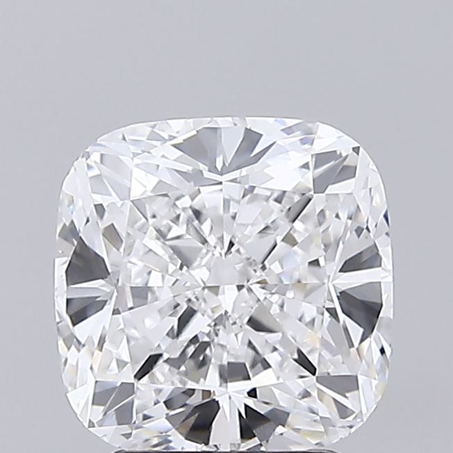 2.97 Carat D-VVS2 Cushion Lab Diamond
