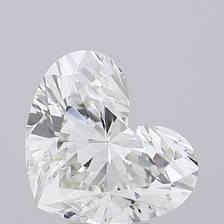 3.62 Carat H-VVS2 Heart Lab Diamond