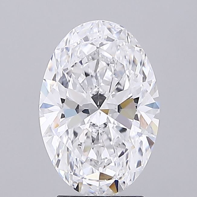3.03 Carat D-VVS2 Oval Lab Diamond