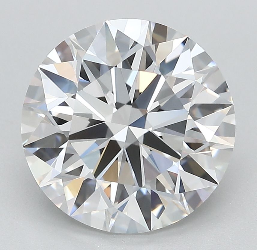 4.04 Carat D-VVS2 Round Lab Diamond