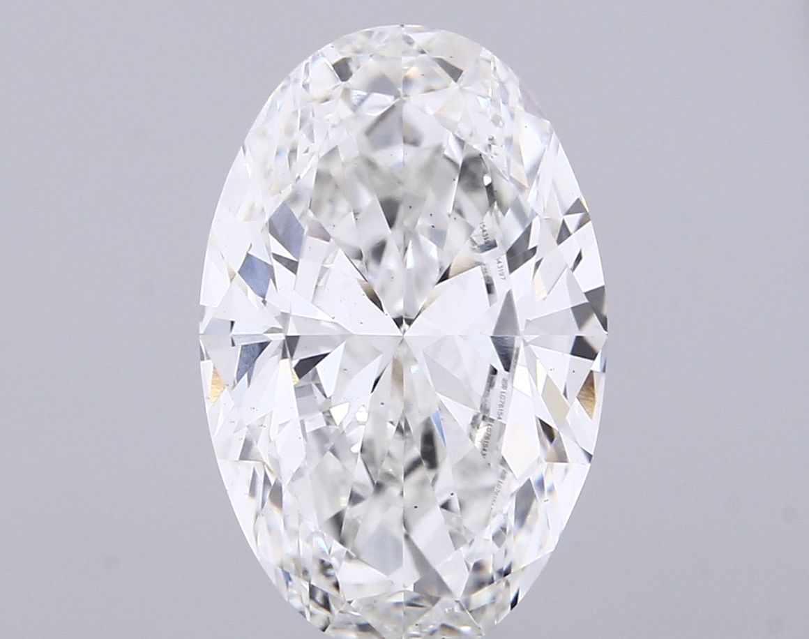 5.00 Carat F-VS2 Oval Lab Diamond