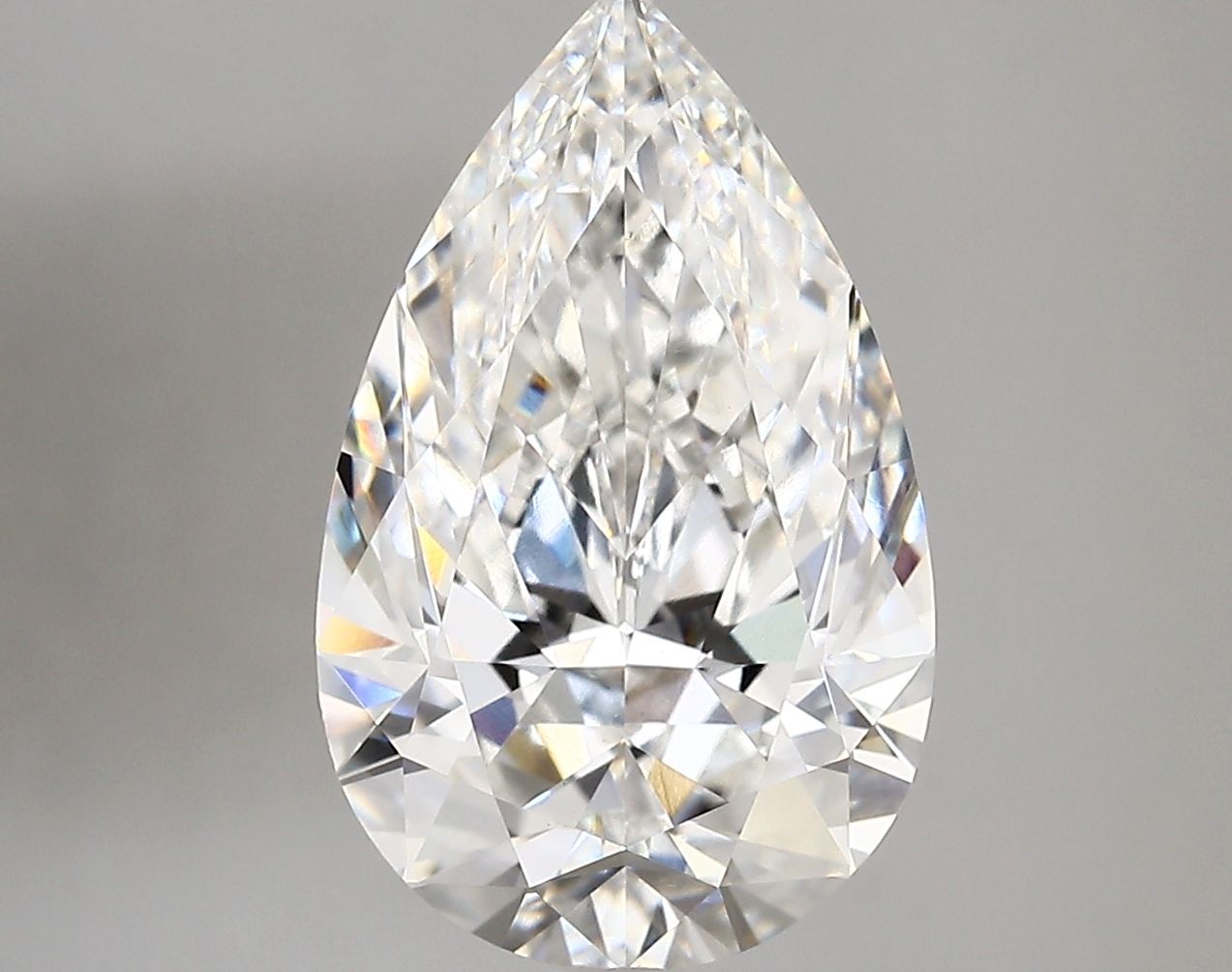 4.43 Carat E-VVS2 Pear Lab Diamond