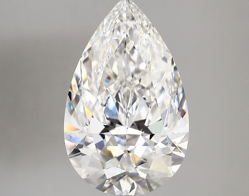 4.43 Carat E-VVS2 Pear Lab Diamond