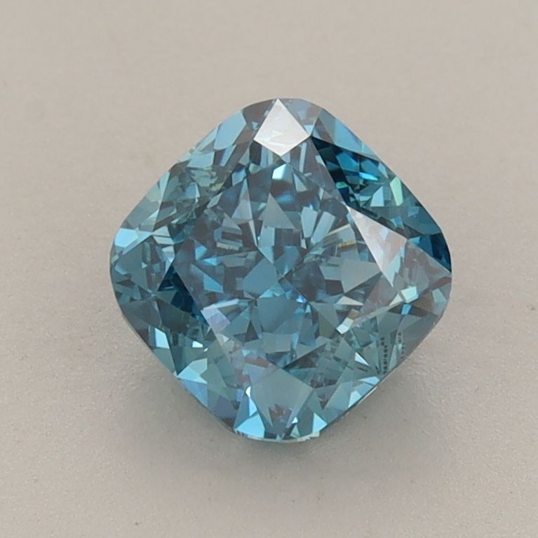 1.33 Carat Cushion Cut Fancy Blue