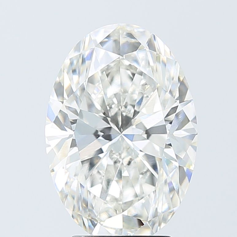4.06 Carat F-VVS2 Oval Lab Diamond
