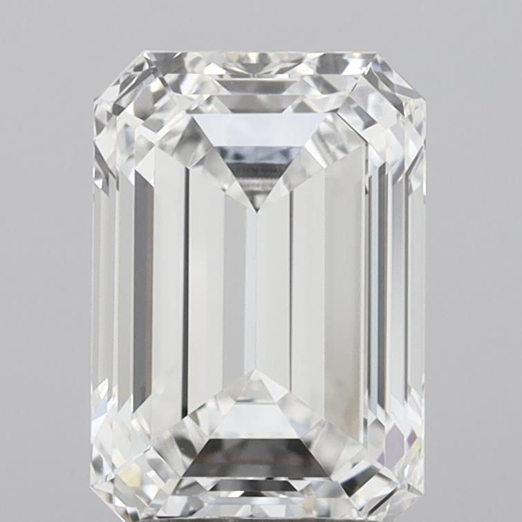 2.53 Carat E-VVS2 Emerald Lab Diamond