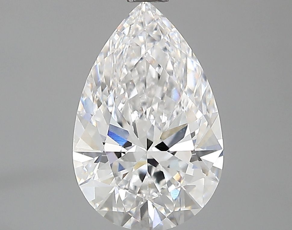 1.57 Carat D-VVS2 Pear Lab Diamond