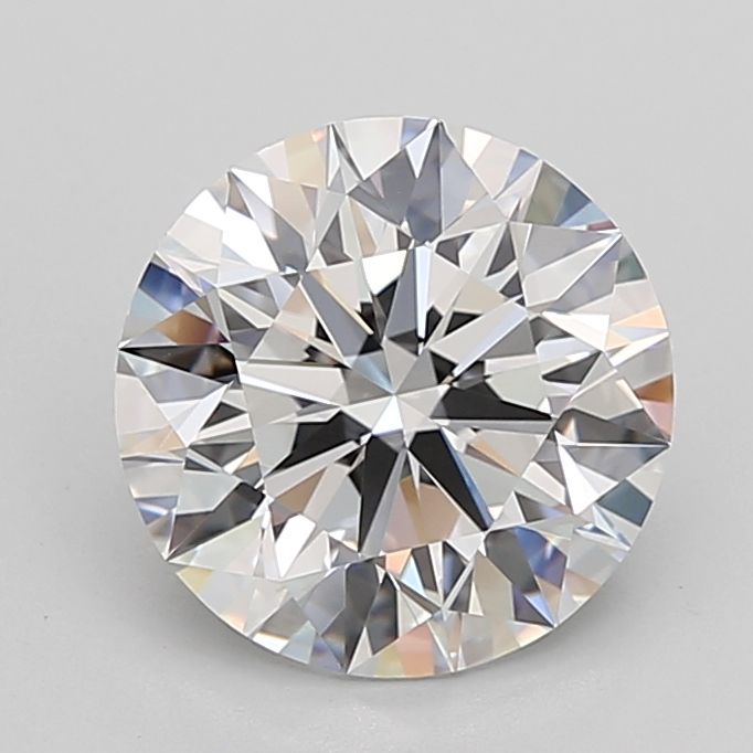 4.04 Carat D-IF Round Lab Diamond
