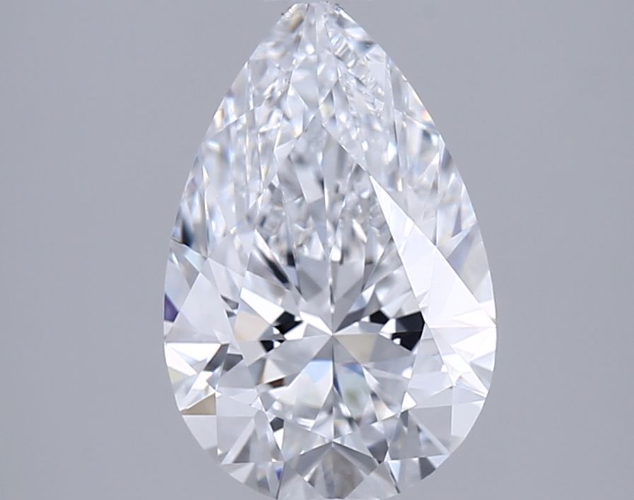 1.53 Carat E-VVS2 Pear Lab Diamond