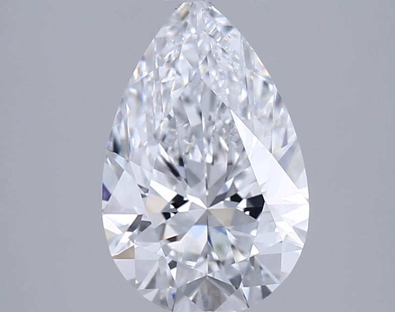 1.53 Carat E-VVS2 Pear Lab Diamond