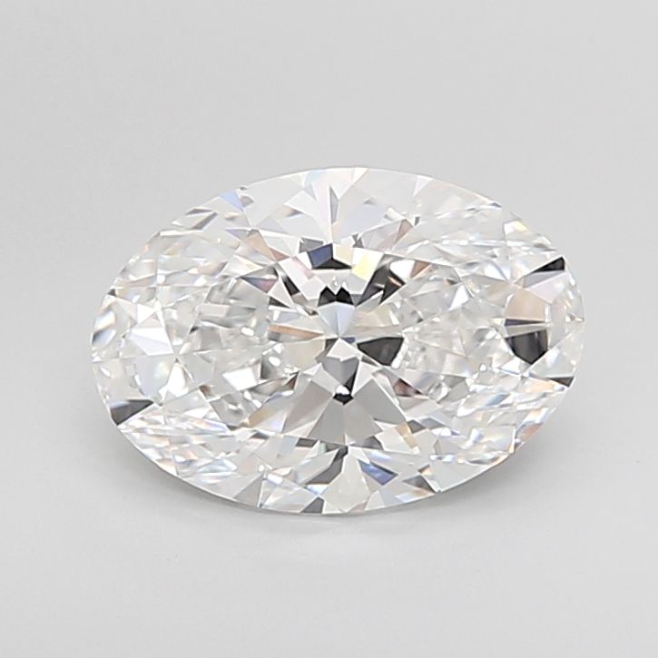 4.05 Carat D-VVS2 Oval Lab Diamond