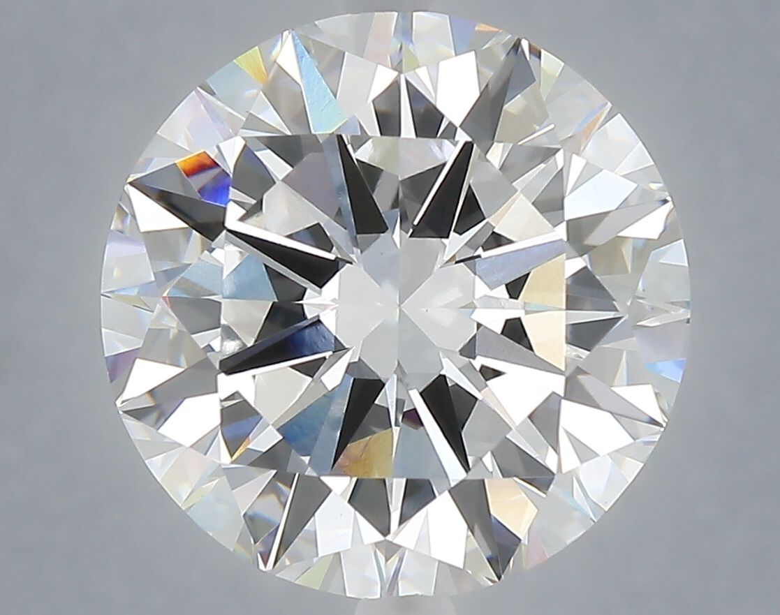 7.02 Carat F-VVS2 Round Lab Diamond