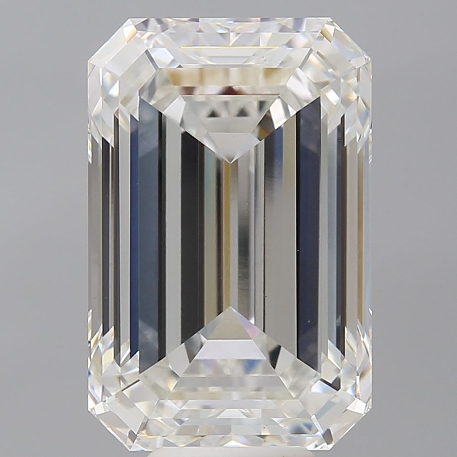 10.57 Carat F-VVS2 Emerald Lab Diamond