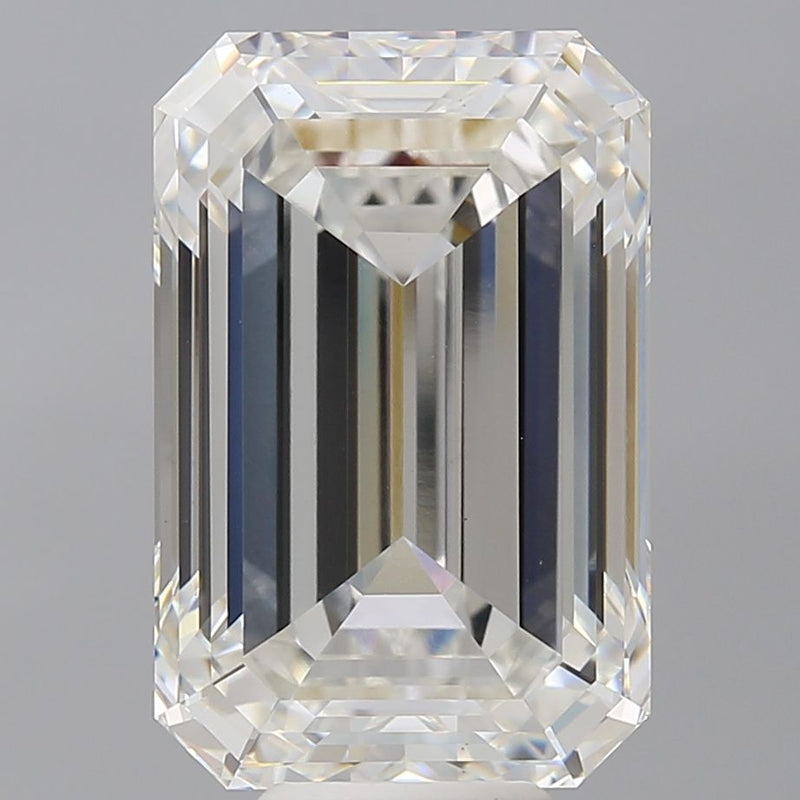 10.57 Carat F-VVS2 Emerald Lab Diamond