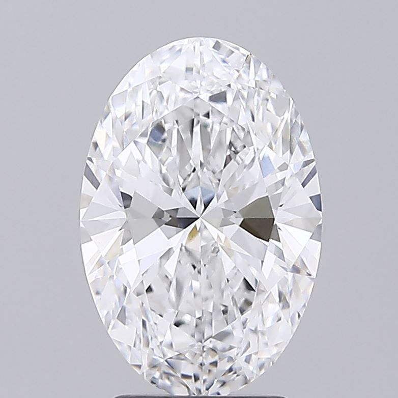 3.01 Carat D-VVS2 Oval Lab Diamond
