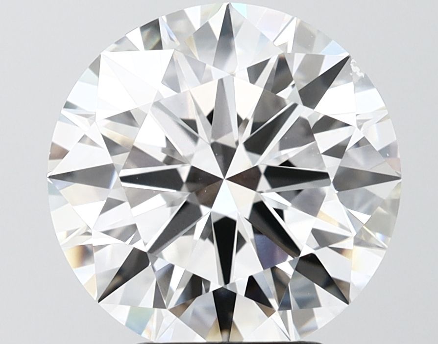 4.36 Carat F-VVS2 Round Lab Diamond