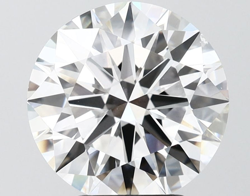 4.36 Carat F-VVS2 Round Lab Diamond