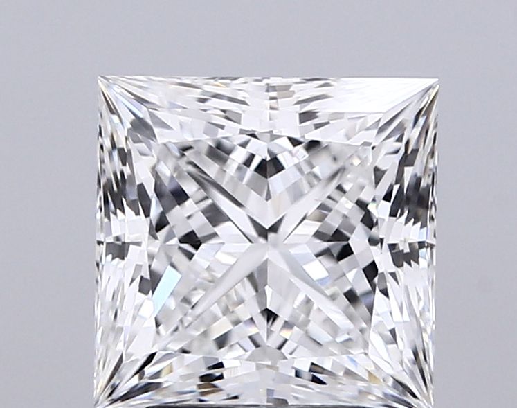 3.43 Carat D-VVS1 Princess Lab Diamond