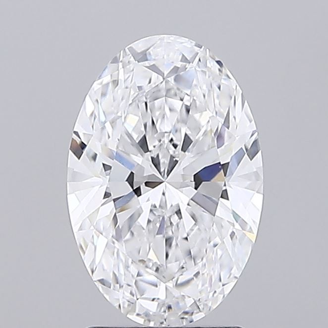 2.04 Carat D-VVS2 Oval Lab Diamond