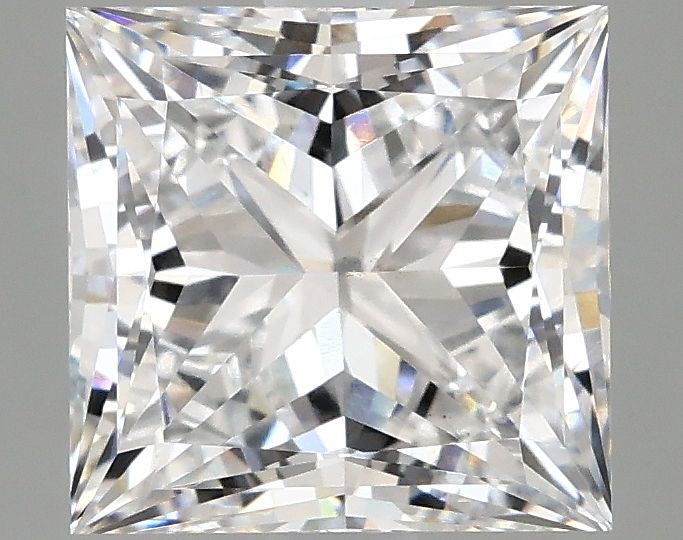 2.96 Carat D-VS1 Princess Lab Diamond