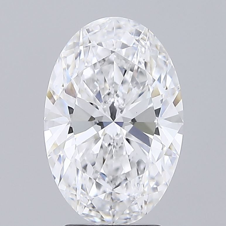 3.31 Carat D-VVS2 Oval Lab Diamond
