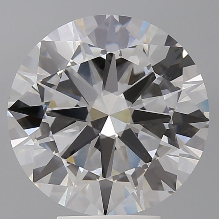 5.53 Carat F-VVS2 Round Lab Diamond