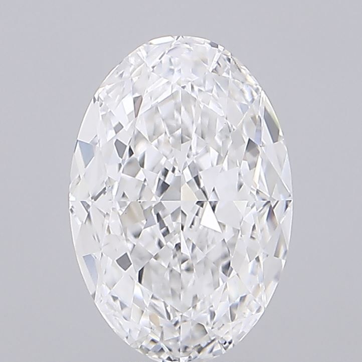 3.47 Carat E-VVS2 Oval Lab Diamond