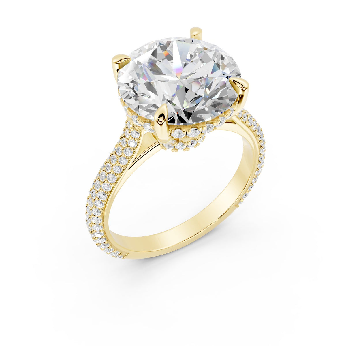 The Park Avenue Halo Engagement Ring