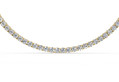 41 Ctw Classic Diamond Tennis Necklace