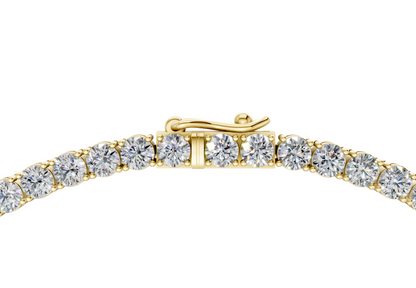 34 Ctw Classic Diamond Tennis Necklace