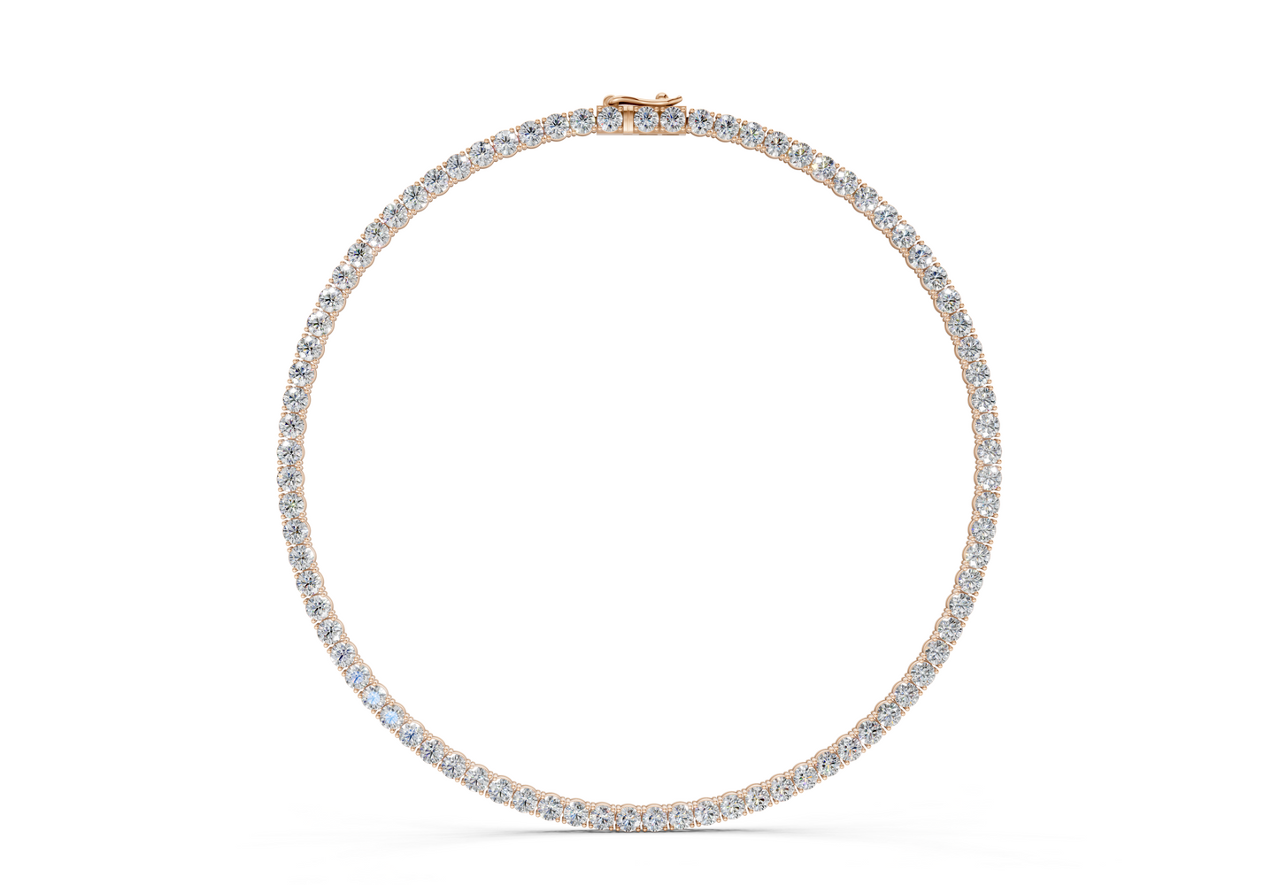 57 Ctw Classic Diamond Tennis Necklace