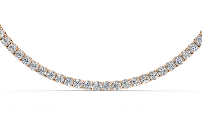 57 Ctw Classic Diamond Tennis Necklace