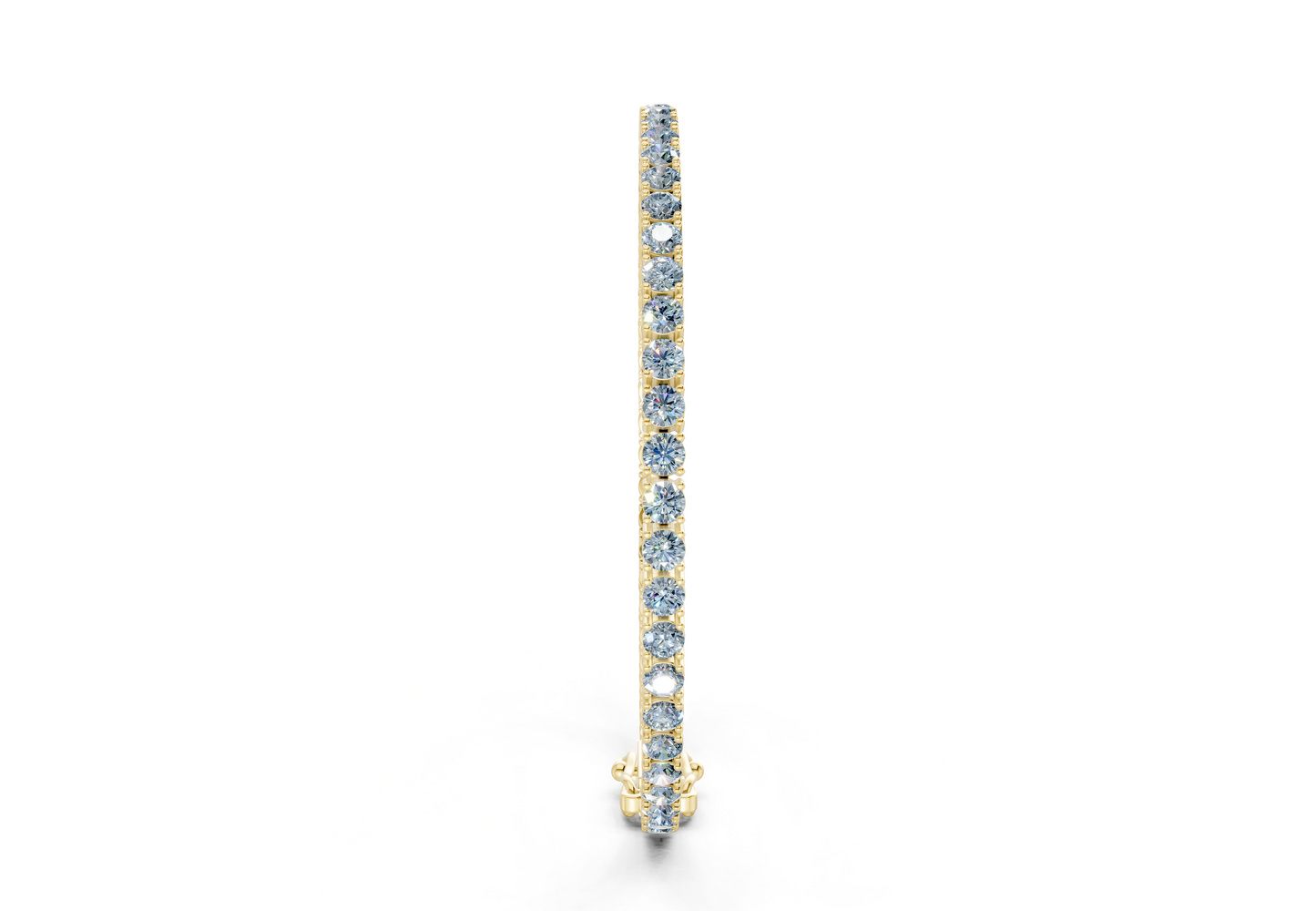 7 Ctw Classic Blue Diamond Tennis Bracelet