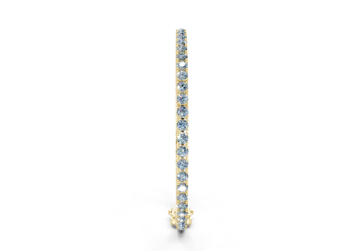 3 Ctw Petite Classic Blue Diamond Tennis Bracelet
