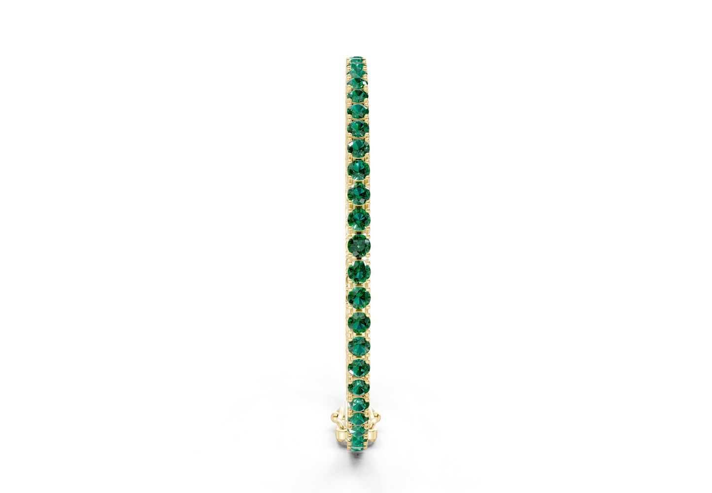5 Ctw Petite Classic Emerald Gemstone Tennis Bracelet