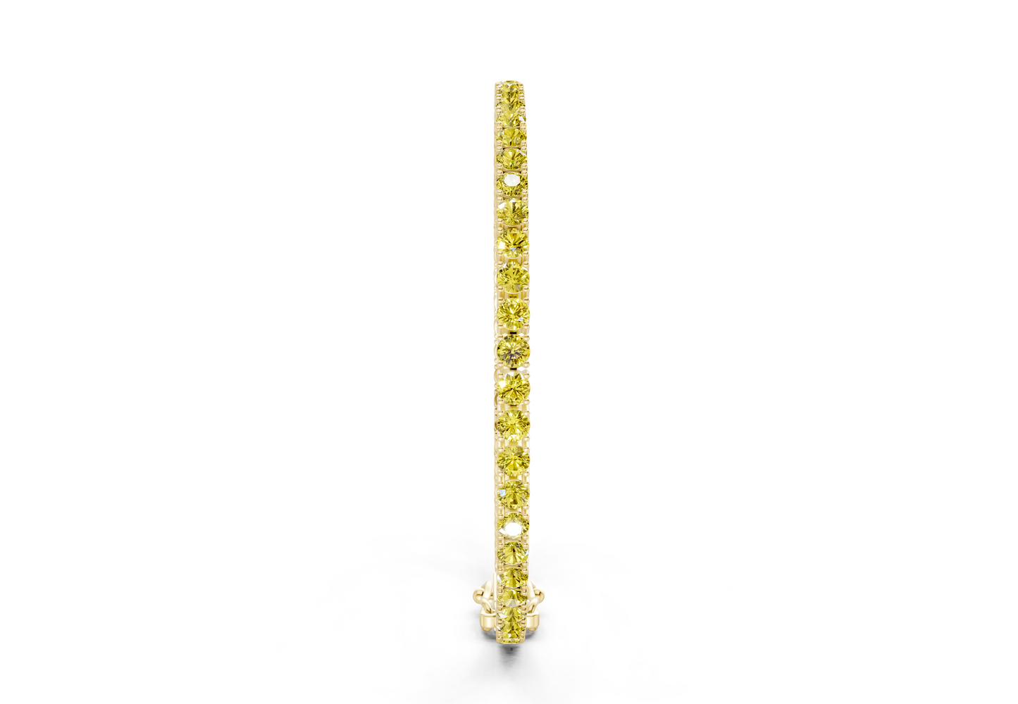 4 Ctw Petite Classic Yellow Diamond Tennis Bracelet