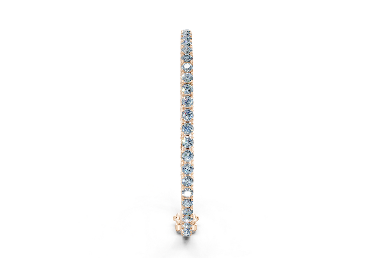 3 Ctw Petite Classic Blue Diamond Tennis Bracelet