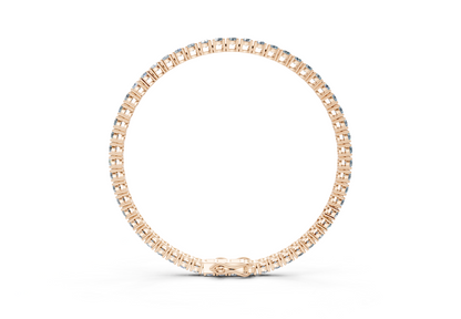 4 Ctw Petite Classic Blue Diamond Tennis Bracelet