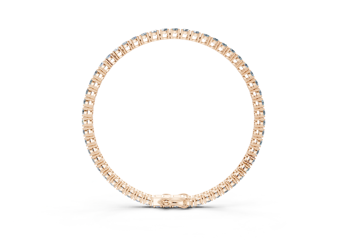 3 Ctw Petite Classic Blue Diamond Tennis Bracelet