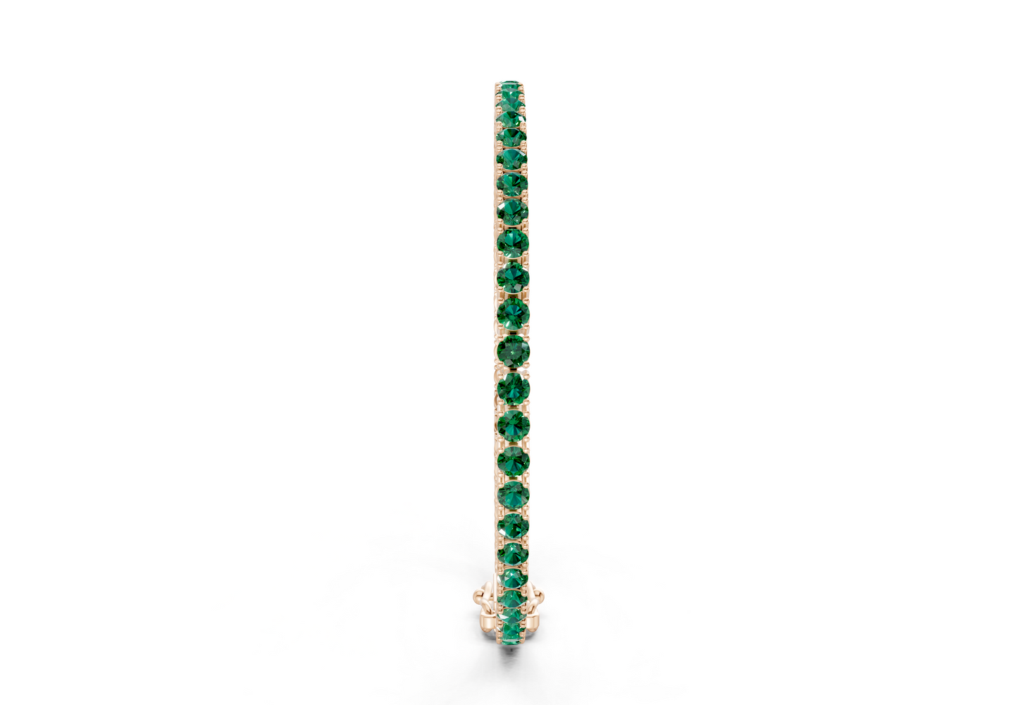 7 Ctw Classic Emerald Gemstone Tennis Bracelet