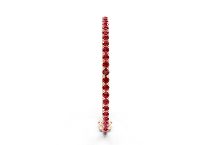 10 Ctw Classic Ruby Gemstone Tennis Bracelet